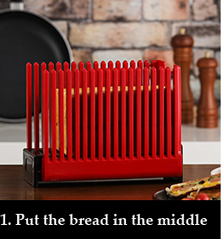 Foldable toast bread slicer-a8